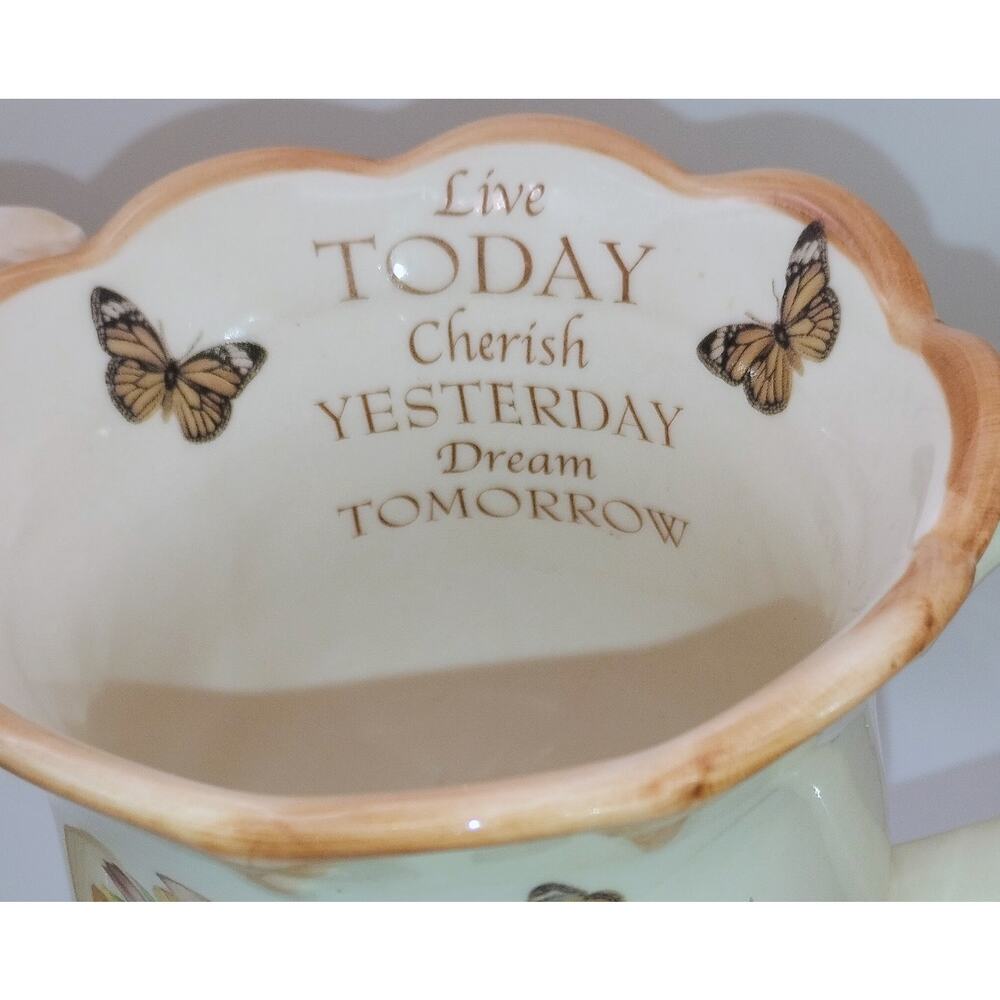 Cracker Barrel Easter Traditions Bunny Mug Set 2 Live Today Cherish Yesterday - Picture 3 of 3